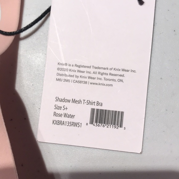 Knix Shadow Mesh TShirt Bra in Rose Water Pink Size S+ (32D-DDD) - Picture 11 of 11